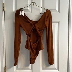 NWT Saints Brown BodySuit